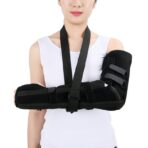 Elbow Orthopedic Brace for Men Women,Soft Forearm Orthosis Splint,Adjustable Elbow Support with Arm Sling,Wrap Cubital Splint for Broken Fractures(JD102E)