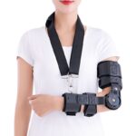 Hinged Elbow Brace, Arm Brace Stabilizer for PLigament and Tendon Repairs and Dislocation,Elbow Splint Injury Recovery Support After Surgery(JD104E)