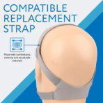 CPAP Headgear Strap Replacement for F&P Eson 2 Headgear – Compatible CPAP Mask Strap for F&P Eson Headgear - CPAP Mask Head Gear Replaces Fisher Paykel Simplus Headgear(JD203C) - Image 3