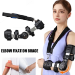Hinged Elbow Brace, Arm Brace Stabilizer for PLigament and Tendon Repairs and Dislocation,Elbow Splint Injury Recovery Support After Surgery(JD104E) - Image 4