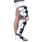Orthopedic Knee Brace Ankle Foot Orthosis, Adjustable Full Leg Stabilizer Knee Orthosis Splint, Knee Support AFO Brace for Women and Men（JD110KN） - Image 7