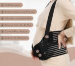 Three Piece Pregnancy Belly Band Set,Maternity Belly Support Band for Pregnant Women Mid and Late Trimester,Adjustable Belly Belt for Enhanced Support(JD105PB) - Image 5
