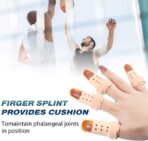 Mallet Finger Splint,Finger Braces Joint Stabilizer for Tendonitis, Stiffness, Curved,Bent, Locked, Arthritis Fingertip Protectors for Men Women（JD019FS） - Image 2