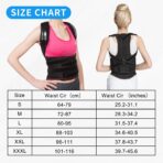 Posture Corrector for Men and Women,Back Brace for Scoliosis and Poor Posture in Teens,Breathable Mesh Back Support Belt,Back Straightener Relieve Back Pain(JD114P) - Image 6