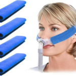 4-Packs CPAP strap covers, Soft Fleece CPAP strap comfort pads, CPAP face pads, Comfortable CPAP supplies for CPAP mask, CPAP accessories for sleep apnea mask, comfort supply for CPAP(JD207C)