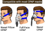 4-Packs CPAP strap covers, Soft Fleece CPAP strap comfort pads, CPAP face pads, Comfortable CPAP supplies for CPAP mask, CPAP accessories for sleep apnea mask, comfort supply for CPAP(JD207C) - Image 5