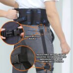 Gait Belts Transfer Belt for Seniors with 7 Handles, Gate Belts Medical for Elderly, Lift Belt Quick Release Buckle, Medical Nursing Safety Belt (JD117TB) - Image 3