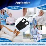 Patient Transfer Nursing Sling for Elderly,Safety Lifting Strap Aids Home Care Transfer Belt,Bed Assist Handle Back Lift Mobility Belt（JD113TB） - Image 3