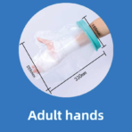 Cast Covers for Shower Arm Adult Waterproof Cast Cover Shower Protector Bag for Wound Arm, Hands, Wrists, Elbow, Finger to Keep Wounds Dry, Reusable Durable（JD001CC） - Image 5