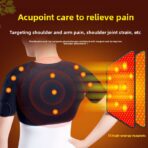 Unisex Double Shoulder Brace Heating Shoulder Warp Sleeve Protector Rotator Cuff Stabilizer Keep Warm(JD011S) - Image 3