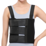 Elastic Fish Ribbon Chest Support Brace Belt Sternum Injuries Adjustable Fixation Band Bruised Fractured Protection(JD007R)