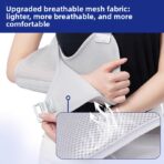 Medical forearm sling, postoperative fixation for arm fractures, breathable mesh shoulder, neck, and wrist brace (JD008AS) - Image 3