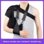 Adjustable Women & Men Shoulder Compression Sleeve Back Support Shoulder Brace for Rehabilitation Therapy (JD016S) - Image 6