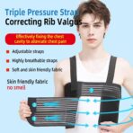 Elastic Fish Ribbon Chest Support Brace Belt Sternum Injuries Adjustable Fixation Band Bruised Fractured Protection(JD007R) - Image 6