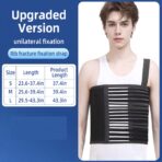 Elastic Fish Ribbon Chest Support Brace Belt Sternum Injuries Adjustable Fixation Band Bruised Fractured Protection(JD007R) - Image 9