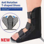 Orthopedic T-shaped Correction Shoes Fracture Rehabilitation Anti Rotation Shoes Anti Rotation T-shaped Shoes（JD012F） - Image 2