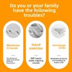 Hemiplegic finger rehabilitation trainer, finger gloves, support training gloves, finger rehabilitation equipment（JD223W） - Image 3