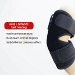 Elbow Heated Brace, Rechargeable Heating Pad for Cubital Tunnel and Tennis Elbow Relief, Elbow Wrap for Sprains, Arthritis, Bursitis, Joint Pain(JD103E) - Image 4