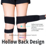 Custom Breathable Adjustable Nylon Knee Brace Anti-Slip Design Stable Compression Full Joint Protection for Running Basketball(JD112KN) - Image 7