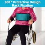 Wheelchair Seatbelt Safety Belt for Dementia Patients Falling Out Prevention Wheelchair Safety Harness for Adults(JD139TB) - Image 4