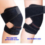 Custom Breathable Adjustable Nylon Knee Brace Anti-Slip Design Stable Compression Full Joint Protection for Running Basketball(JD112KN) - Image 10