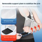 Arm Brace Elbow Sprain Mesh Arm Sling for Shoulder Injuries Shoulder Medical Sling Provides Comfort and Support Shoulder Sling（JD010AS） - Image 5