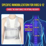 Adjustable Unisex Elastic Rib Injury Support Bracket Comfortable Breathable Chest Rib Fixation Belt Wholesale Strong Comfortable（JD003R） - Image 8