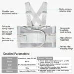 Adjustable Unisex Elastic Rib Injury Support Bracket Comfortable Breathable Chest Rib Fixation Belt Wholesale Strong Comfortable（JD003R） - Image 2