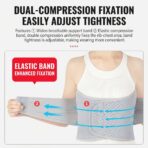 Adjustable Unisex Elastic Rib Injury Support Bracket Comfortable Breathable Chest Rib Fixation Belt Wholesale Strong Comfortable（JD004R） - Image 2