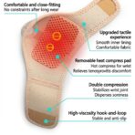 Self-heating wrist brace Neoprene Compression Wrist Support Brace with Thumb Loops for Carpal Tunnel Arthritis Relief（JD312W） - Image 4