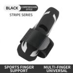Adjustable Elastic Compression Finger Sleeves Quality Basketball Sport Finger Protector Relieve Joint Pain Quality Finger Brace（JD123FS）