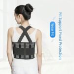 Industrial Back Pain Relief Protection Posture Corrector Lumbar Support Suspender Adjustable Double Pulls CE Certified Support（JD005R）