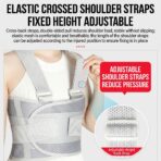 Adjustable Unisex Elastic Rib Injury Support Bracket Comfortable Breathable Chest Rib Fixation Belt Wholesale Strong Comfortable（JD003R） - Image 7