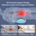 3D Breathable Mesh Butterfly Shape Customizable Bed Back Lumbar Pillow Adjustable Height Soft Back Support（JD111B） - Image 7