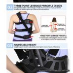 Approved Adjustable Scoliosis Brace Professional Back Support with Spinal Curvature for Scoliosis Patients（JD103B） - Image 6