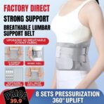 Best Selling Waist Trimmer Wrap Belt Pain Relief Working Waist Back Brace Lumbar Support Belt(JD115B) - Image 5