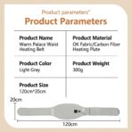 Factory Wholesale Women Repair Device Relief Waist Support Belt Self-Heating Lumbar with Heat Massage Instrument for Men(JD116B) - Image 6