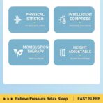 3D Memory Foam Lumbar Support Pillow for Relief From Back Pain and Sciatica Comfortable Ergonomic Breathable Slow-recovery（JD112B） - Image 7