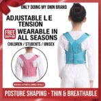 Adjustable Professional Protection Lightweight Breathable Eco-Friendly Polyester Cotton Back Support Posture Corrector Belt Hook(JD123P) - Image 8
