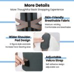 Universal Sports Lumbar Stabilizer Breathable Polyester & Cotton Professional Protection Back Support Belt(JD119P) - Image 3