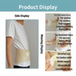 Breathable Lumbar Support Belt Men/women Back Pain Relief Adjustable Waist Brace Strap Adult Skin Pcs Spandex & Nylon(JD118B) - Image 11