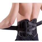 Hot Sales Polyester Back Support Belts Portable Lumbar Support Brace Back Adjustable Brace for Lower Back Pain(JD105B)