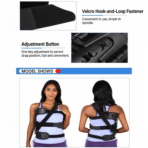 Approved Adjustable Scoliosis Brace Professional Back Support with Spinal Curvature for Scoliosis Patients（JD103B） - Image 9