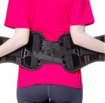Hot Sales Polyester Back Support Belts Portable Lumbar Support Brace Back Adjustable Brace for Lower Back Pain(JD105B) - Image 2