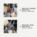 Adjustable Portable Polyester Dog Lift Harness Breathable Plaid Elderly Disable Rehabilitation Pet Leg Support for Front Back（JD006DC） - Image 10