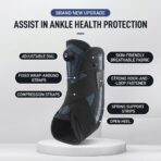 Ankle Brace Adjustable Compression Support Achilles Tendonitis Foot Sprains Heel Pain Relief Breathable Medical Wrap Men Women（JD220A） - Image 10