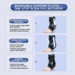 Cross-Border Professional Unisex Anti-Sprain Ankle Brace Fixation Adjustable Removable Polyester Fibers Ankle Support Plate for（JD211A） - Image 13