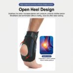 Ankle Brace Adjustable Compression Support Achilles Tendonitis Foot Sprains Heel Pain Relief Breathable Medical Wrap Men Women（JD220A） - Image 6
