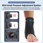 Ankle Brace Adjustable Compression Support Achilles Tendonitis Foot Sprains Heel Pain Relief Breathable Medical Wrap Men Women（JD220A） - Image 8