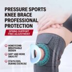 Modern Style Open Patella Knee Support for Knee Pain Arthritis Joint Relief Soft Flexible Neoprene Knee Pads（JD115KN） - Image 8